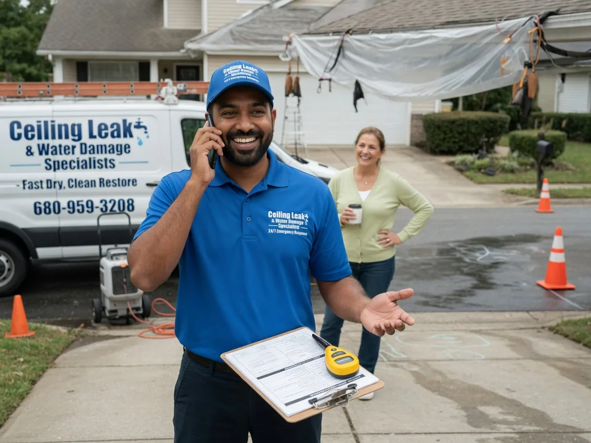 Ceiling Leak Cleanup Britt, IA FAQs